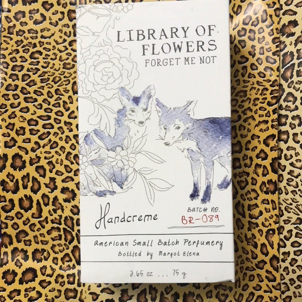 Library of Flowers Forget Me Not Handcreme Margot Elena NEW BNIB